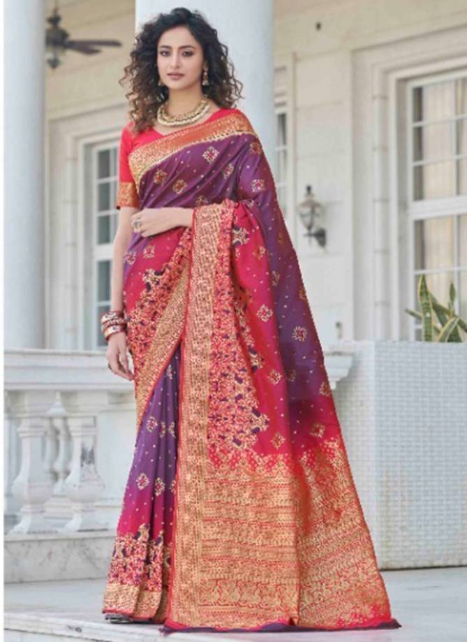 Maharani Vol 3 Shubhvastra New Latest Designer Festive Wear Banarasi Silk Saree Collection